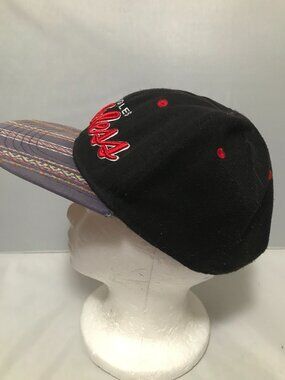 Los Angeles Reckless Hat Baseball Cap Adjustable Snap Closure Black/Purple